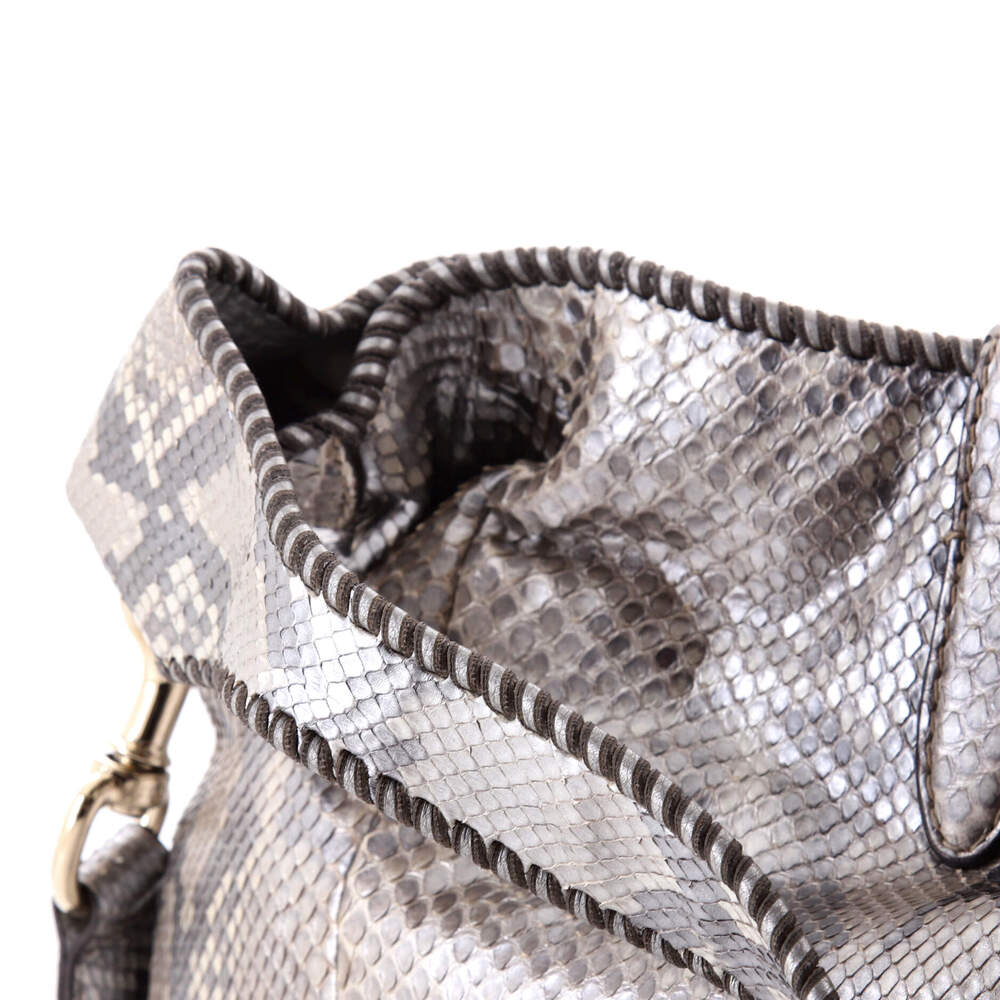 Gucci New Jackie Bag Python Large #226014g11b - image 8